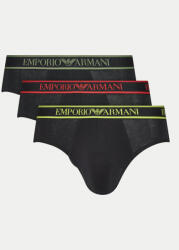 Emporio Armani Underwear Set 3 perechi de slipuri 111734 4F717 21320 Negru