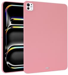  RUBBER Husă de protecție pentru Apple iPad Pro 13 2024 / M5 2025 roz deschis