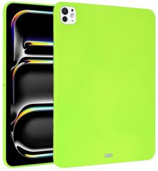  RUBBER Husă de protecție pentru Apple iPad Pro 13 2024 / M5 2025 verde neon