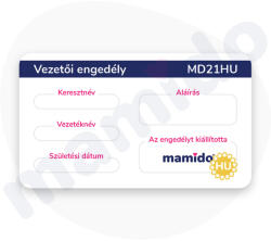 Mamido Az első jogosítványom