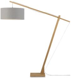 IT'S ABOUT ROMI Lampadar eco din bambus Montblanc 6030 natur/ gri deschis (MONTBLANC/F/6030/LG)