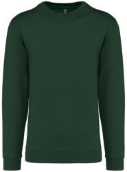 Kariban Uniszex kereknyakú pulóver, Kariban KA474, Forest Green-2XL (ka474fo-2xl)