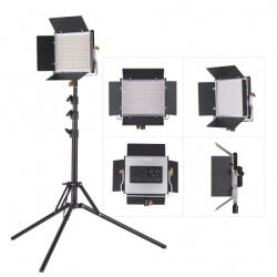 Andoer Panou Bi-Color 660 LED, trepied 200 cm, gentuta transport - Andoer