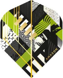 Amazon - Abstract - Fekete & Zöld - No2 - 100 Mikron - Darts Toll (f3209)