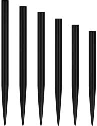 MISSION - GLIDE - SPARE HEGY - FEKETE - DARTS STEEL HEGY - 38mm (X2435)