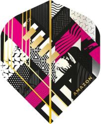 Amazon - Abstract - Fekete & Magenta - No2 - 100 Mikron - Darts Toll (f3211)