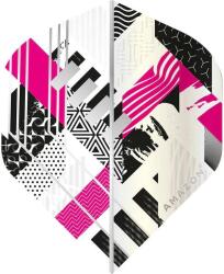 Amazon - Abstract - Fehér & Magenta - No2 - 100 Mikron - Darts Toll (f3219)