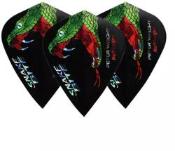 RED DRAGON - Peter Wright Snakebite Holographic Fej - 100 Mikron - Darts Toll (tf3061)