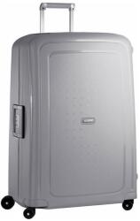 Samsonite S'CURE négykerekű ezüstszürke csatos óriás bőrönd 81cm 59244-1776 - taskaweb