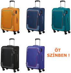 Samsonite PULSONIC négykerekű bővíthető közepes bőrönd 146517