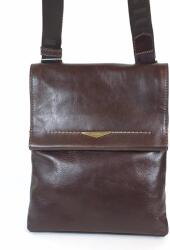 GIUDI barna, keskeny, tűzött fedeles férfi bőr váll-testtáska G5765GVE-08 - taskaweb