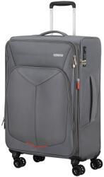 Samsonite SUMMERFUNK titánium szürke négykerekű bővíthető közepes bőrönd 124890-T491