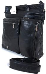 GIUDI fekete, betolható dupla fogós , divatos férfi aktatáska G5669A-HV - taskaweb