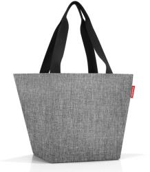 Reisenthel SHOPPER M szürke cirmos-fekete, közepes méretű divattáska ZS7052