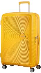 Samsonite SOUNDBOX napsárga bővíthető négykerekű nagy bőrönd 88474-1371 - taskaweb