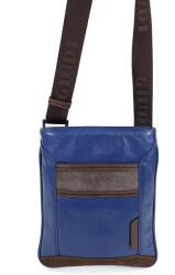 GIUDI divatos kis kék-barna férfi vál és testtáska G10446COLCA-GZ - taskaweb