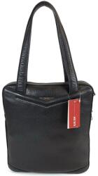 GIUDI álló két fogós laptoptartós, A/4-es fekete divattáska G5803A-03 - taskaweb