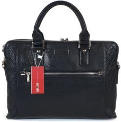 GIUDI fekete, A/4-es, elegáns női irattartó táska G10199PTAQ-03