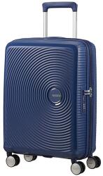 American Tourister SOUNDBOX éjkék bővíthető négykerekű kabinbőrönd 88472-1552