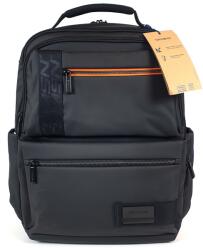 Samsonite OPENROAD laptoptartós fekete-narancs zippes hátitáska 15, 6" 137208-2547