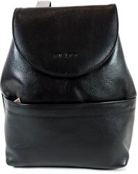 RIALTO fedeles, előzsebes fekete bőr divathátizsák TARW162520/PN-03 - taskaweb