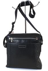 GIUDI fekete, A/5-ös, közepes, oldalbetétes férfi táska G10217PTAQ-03 - taskaweb