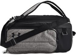 Under Armour Contain Duo SM, kis hátizsákká alakítható sporttáska-Mákos szürke, fekete. -arany UA1381920-025