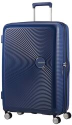 Samsonite SOUNDBOX éjkék bővíthető négykerekű nagy bőrönd 88474-1552