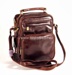 RIALTO álló fazonú barna bőr férfi válltáska TARW122828/AT-08 - taskaweb