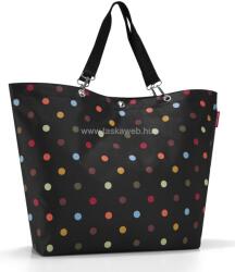 Reisenthel SHOPPER XL fekete, tarka pettyes nagy táska ZU7009