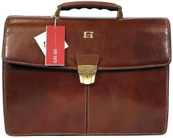 GIUDI kétrészes barna bőr aktatáska G4744GD-02 - taskaweb
