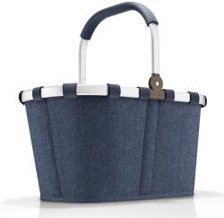 Reisenthel CARRYBAG , sötétkék, halszálka mintás bevásárlókosár BK4113 - taskaweb