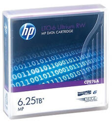 HP LTO-6 Ultrium RW Üres adatszalag 6250 GB 1, 27 cm (C7976A)