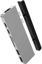 HYPER - DUO 7-in-2 USB-C Hub - ezüst (HY-HD28C-SILVER)
