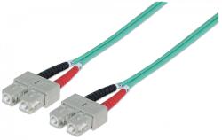 Manhattan 750844 cabluri din fibră optică 5 m SC OM3 Vernil (750844)