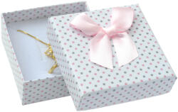 JK Box Cutie cu buline pentru set de bijuterii KK-4 / A1/A6