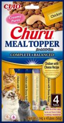 Inaba Foods Meal Topper Chicken Cheese 4x14 g snack cremos pisici, pui si branza