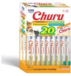 Inaba Foods Churu Varieties Chicken Recipe 20x14g Recompense crema pentru pisica, cu pui