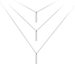 Troli Tripla acél nyaklánc medálokkal - vivantis - 3 630 Ft