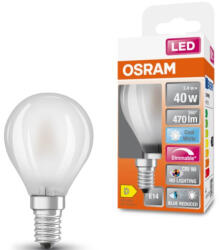 OSRAM E14 LED SStar+ kisgömb 3, 4W 470lm 4000K hidegfehér, szabályozható 300° opál - 40W izzó helyett (4058075603219)