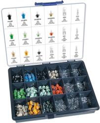 OSRAM Miniwatt komplett lámpakészlet szervizek számára, áttekinthető álló kijelző rengeteg különböző autós izzóval, szakszerű helyszíni cserealkatrész-megoldás, 509961 (509961)