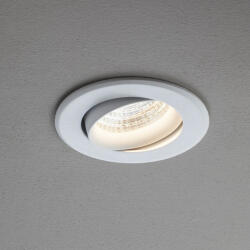 Redo Group Beépíthető LED spot lámpa, billenthető, 9W, hidegfehér fényű, 9 cm, matt fehér - Redo 70383 (70383)