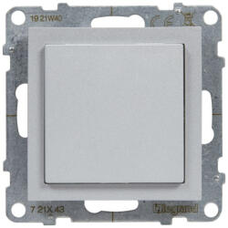 Legrand Suno vakfedél Program Mosaic adapterrel, alumínium - 721343 (721343)