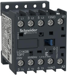 Schneider Electric TeSys K - LC1K0610B7 - Mágneskapcsoló 6A, 1 záró, AC, 50/60 Hz (LC1K0610B7)