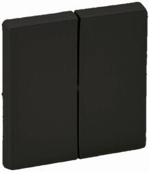 Legrand Valena Life kettős billentyű, fekete - 756022 (756022)