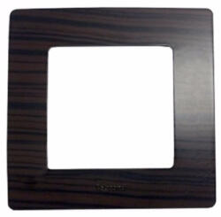 Legrand Niloé 1-es keret, sötét fa dekor - 397091 (397091)
