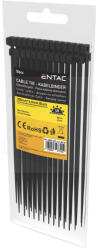 Entac Kábelkötegelő 4, 8mmx300mm fekete 50db (ECT-4.8-300-B)