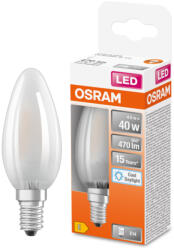 OSRAM E14 LED Star gyertya 4W 470lm 6500K daylight 300° - 40W izzó helyett (4058075446786)
