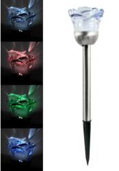 Polux LED RGB Napelemes lámpa ROSE LED/1, 2V IP44 SA1058 (SA1058)