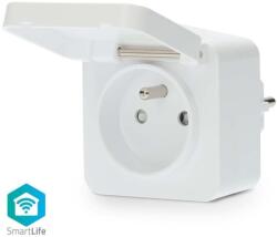 Nedis Nedis WIFIPO130EWT - Okos konnektor 3680W/230V/ Type E/16A Wi-Fi Tuya IP44 NE0706 (NE0706)